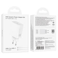 ADAPTER SET 60W USB C TO USB C 40 TO 60 W MAX/EU HOCO