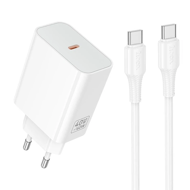 ADAPTER SET 60W USB C TO USB C 40 TO 60 W MAX/EU HOCO