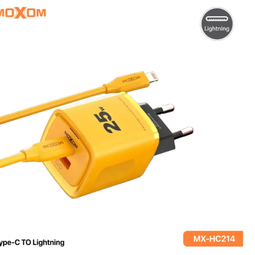 ADAPTER SET 25W PD T.C TO LIGHTNING MX-HC284L MOXOM