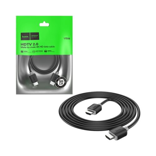 DATA CABLE MALE TO MALE 4K HD 1M US08 HOCO