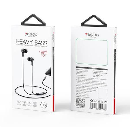 EARPHONES YH53 YESIDO
