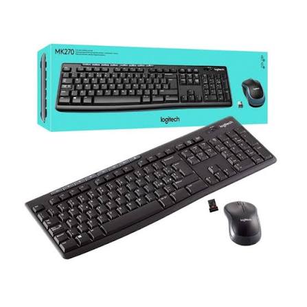 KEYBOARD SET (FULL) + MOUSE WEIRELESS LOGITECH MK270