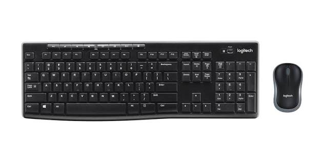 KEYBOARD SET (FULL) + MOUSE WEIRELESS LOGITECH MK270