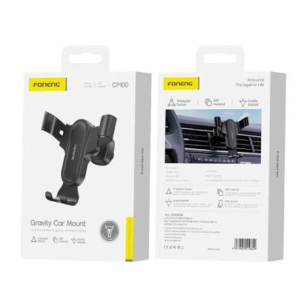 PHONE HOLDER GRAVITY CAR MOUNT CP1100 FONENG - Image 2
