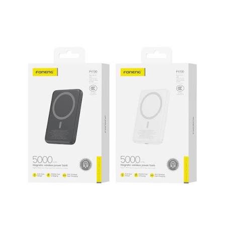POWER BANK MAGNETIC WIRELESS 5000MAH FONENG