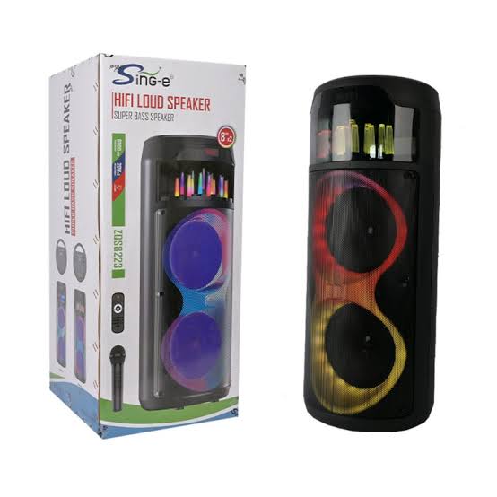 SPEAKER 8x2 HIFI BASS SPEAKER SING-E