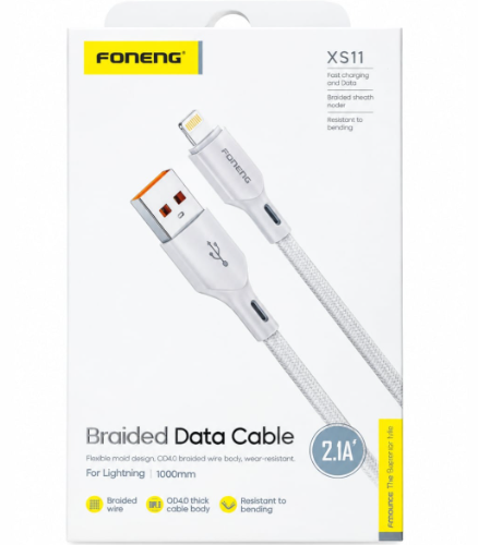 CABLE USB TO LIGHTNING 1M FONENG XS11UL