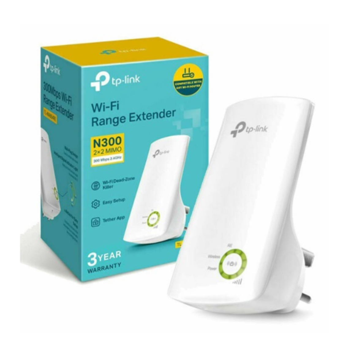 WIFI EXTENDER 2X2 MIMO N300 TP-LINK